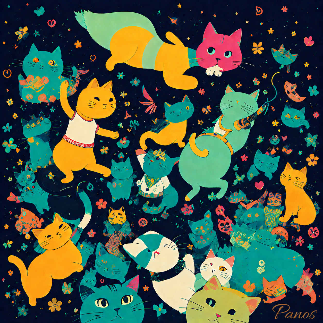 Cats from the Machine — After Hours Magnets