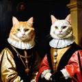 Cats from the Machine - The Tudor  Court V  Magnet