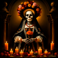 Dia de los Muertos  Magnets - Vol. IV The Candlelit  Procession