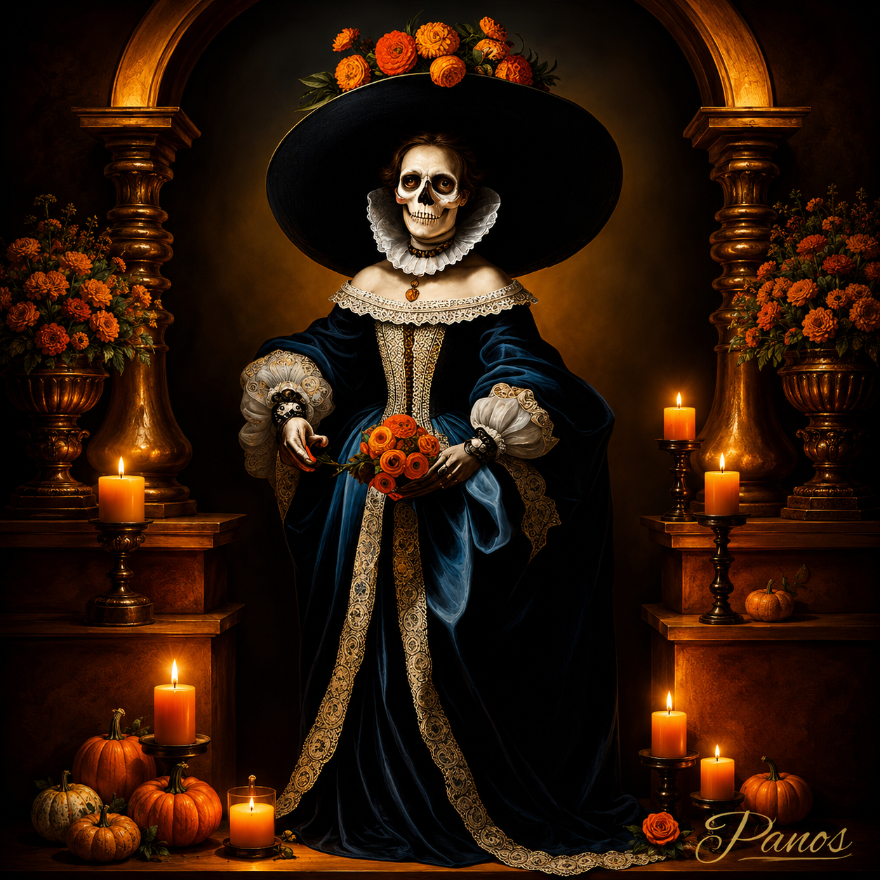 Día de los Muertos Magnets — Vol. IV: The Candlelit Procession