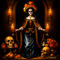 Día de los Muertos Magnets — Vol. IV: The Candlelit Procession