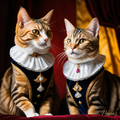 Cats from the Machine - The Tudor Court IV Magnet