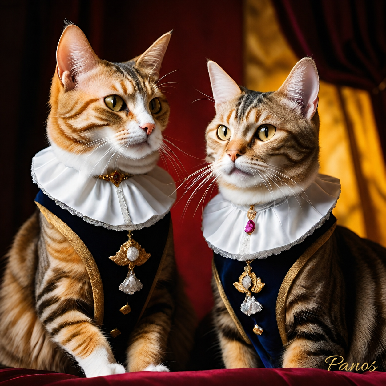 Cats from the Machine - The Tudor Court IV Magnet