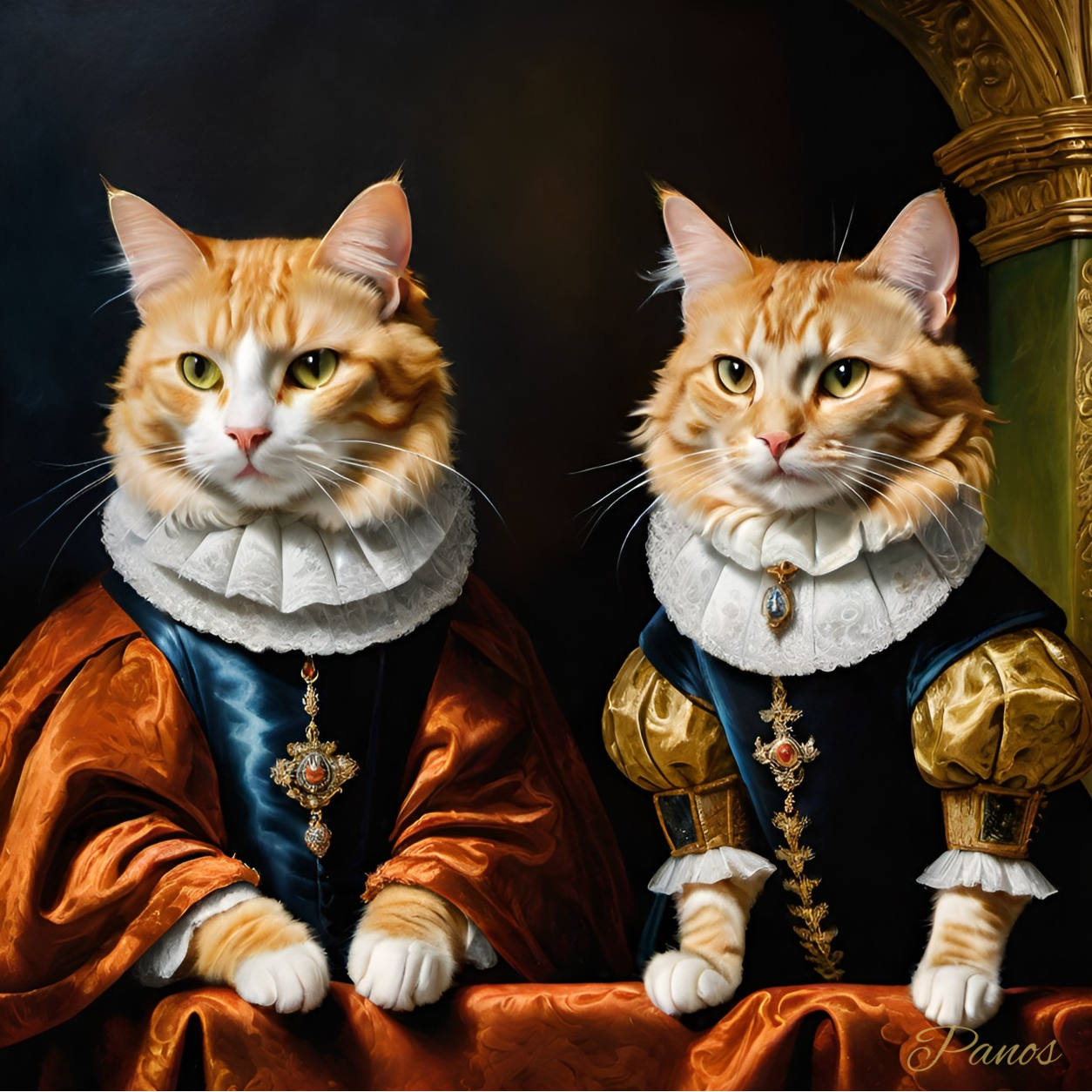 Cats from the Machine — Tudor Court I Magnet
