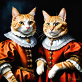 Cats from the Machine — The Tudor Court VI Magnet