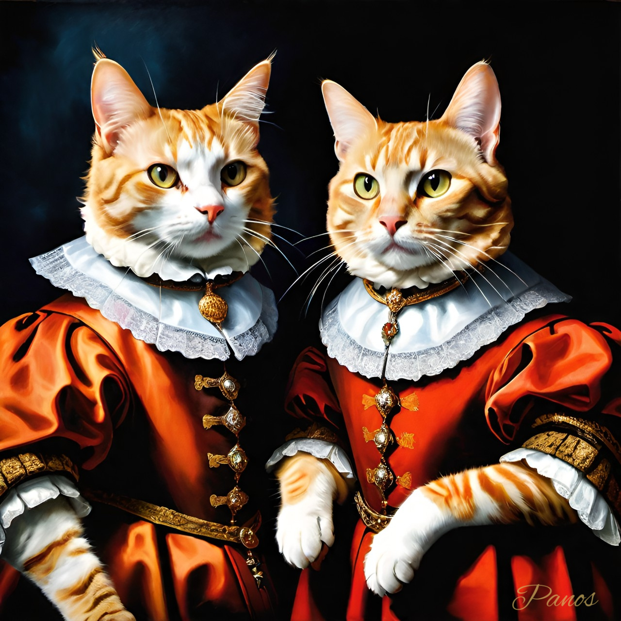 Cats from the Machine — Tudor Court I Magnet