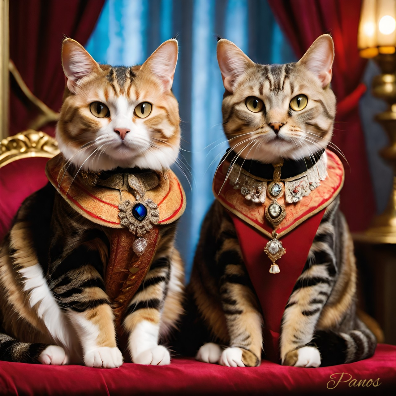 Cats from the Machine - The Tudor Court III  Magnet