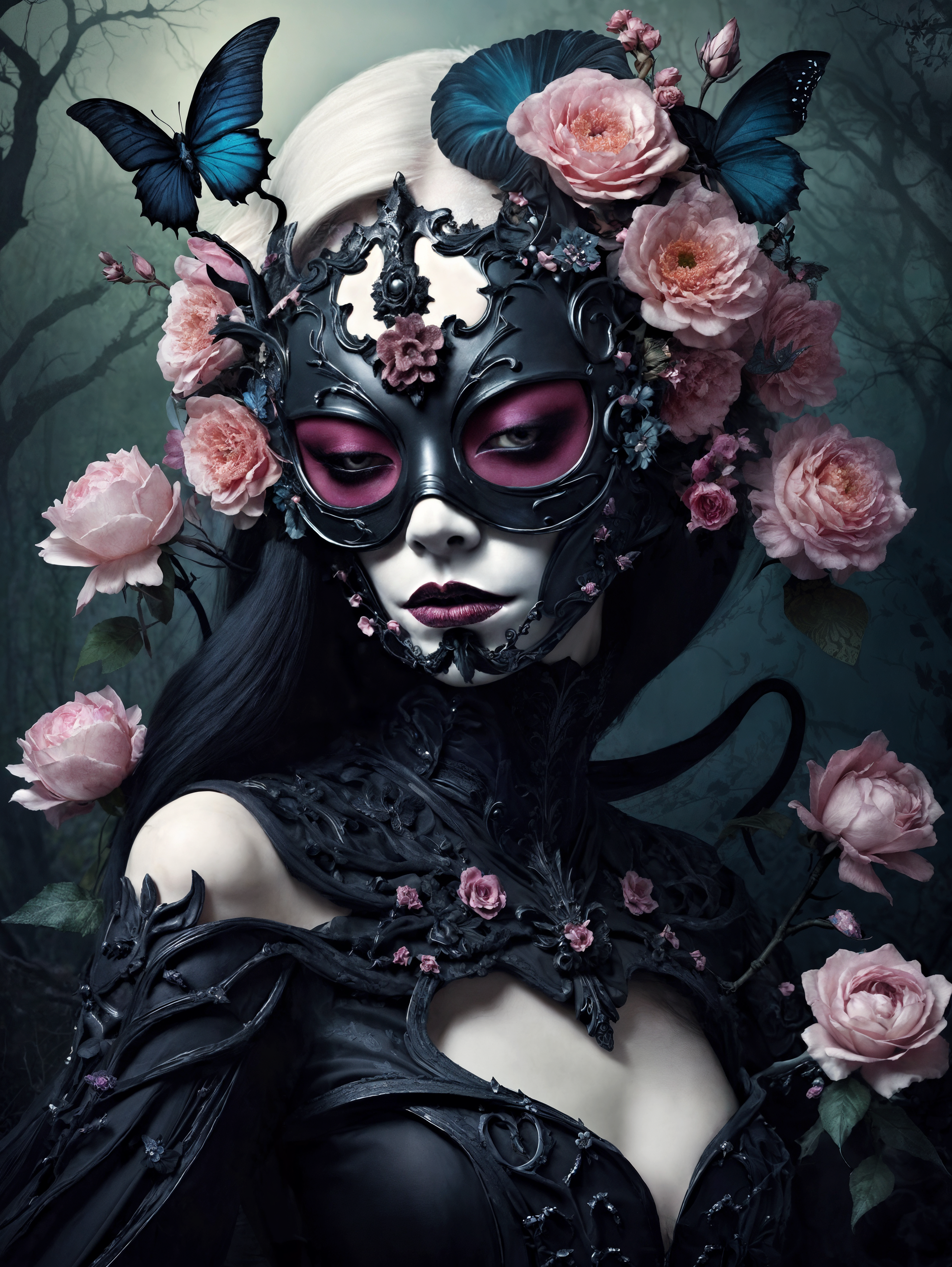 I Stop for Flowers Vol. I — Masquerade Garden 6-Card Set
