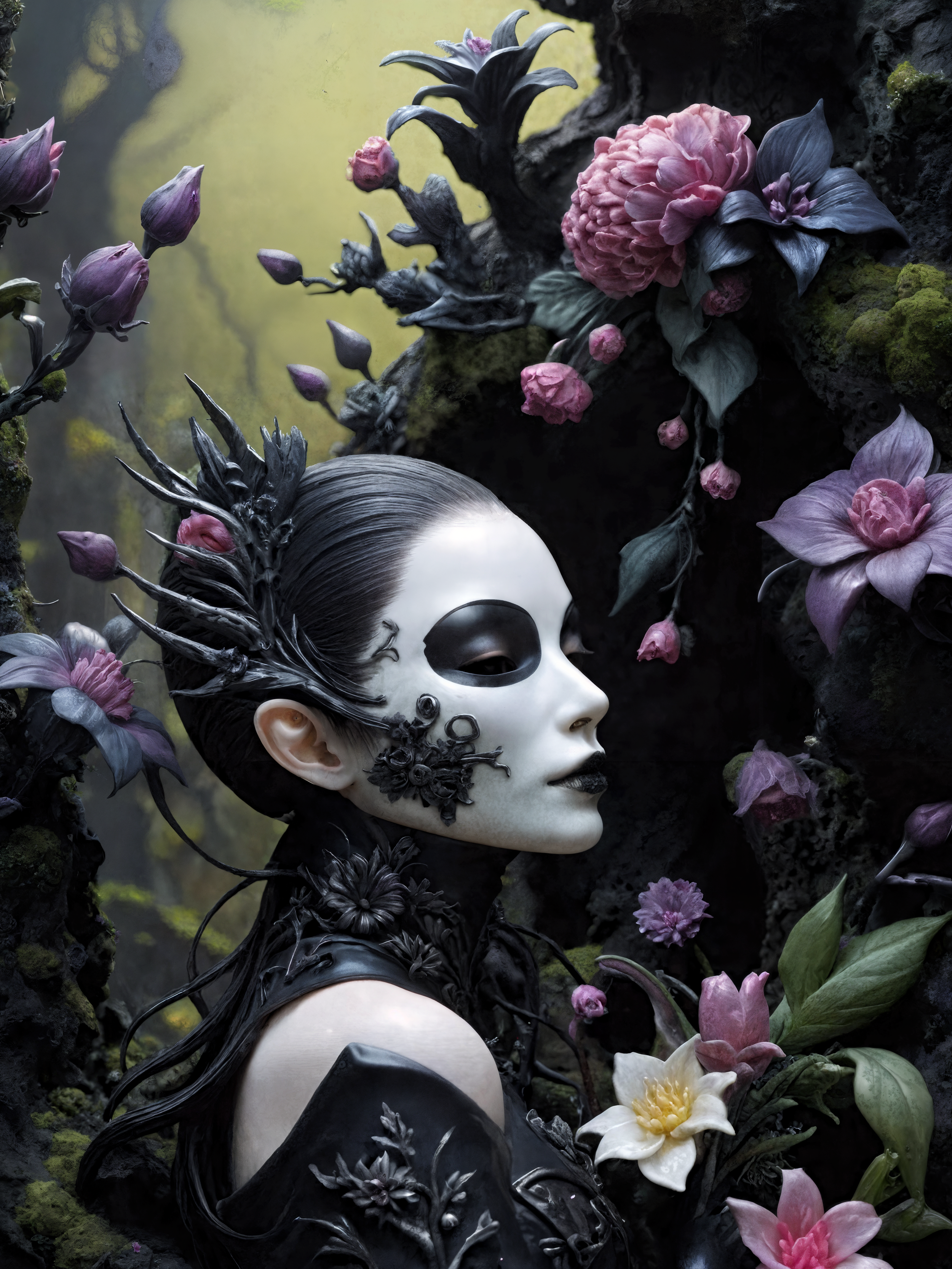 I Stop for Flowers Vol. I — Masquerade Garden 6-Card Set